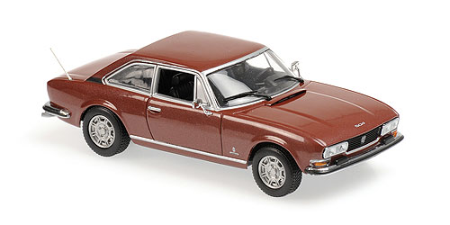 PEUGEOT 504 COUPE – 1976 – BROWN 1:43 model