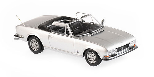 PEUGEOT 504 CABRIOLET – 1977 – SILVER METALLIC 1:43 model