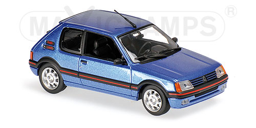 PEUGEOT 205 GTI – 1990 – BLUE 1:43 model