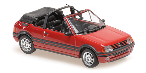 PEUGEOT 205 CTI CABRIOLET – 1990 – RED 1:43 model
