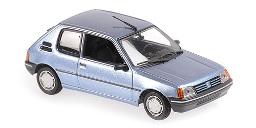 PEUGEOT 205 – 1990 – BLUE METALLIC 1:43 model