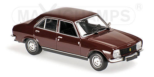 PEUGEOT 504 – 1970 – DARK RED 1:43 model