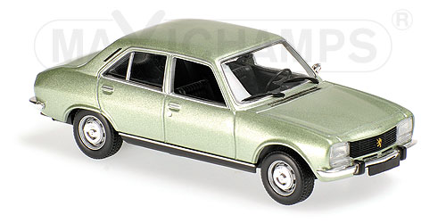 PEUGEOT 504 – 1970 – LIGHT GREEN METALLIC 1:43 model