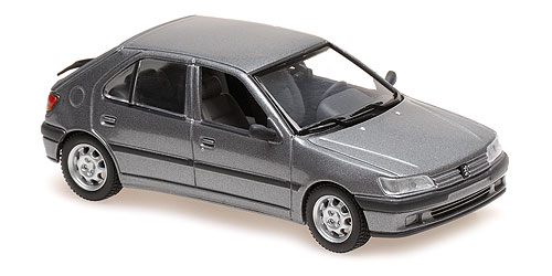 PEUGEOT 306 4-DOOR – 1995 – SILVER 1:43 model