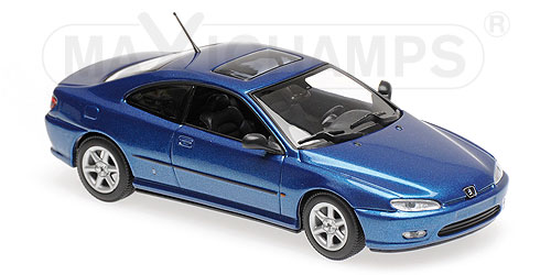 PEUGEOT 406 COUPE – BLUE METALLIC 1:43 model