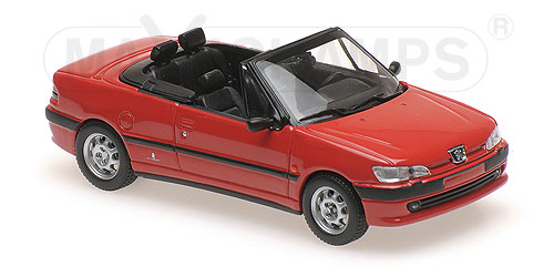 PEUGEOT 306 CABRIOLET – 1998 – RED 1:43 model