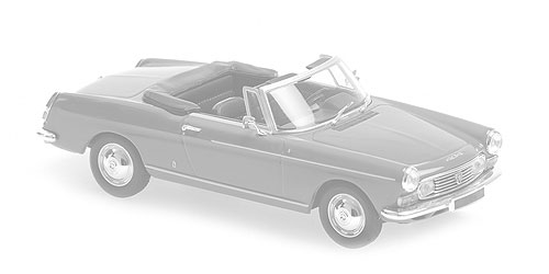 PEUGEOT 404 CABRIOLET – 1962 – SILVER 1:43 model