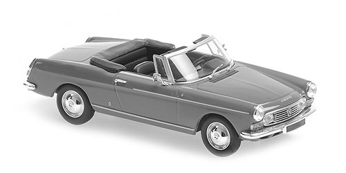 PEUGEOT 404 CABRIOLET – 1962 – BLACK 1:43 model