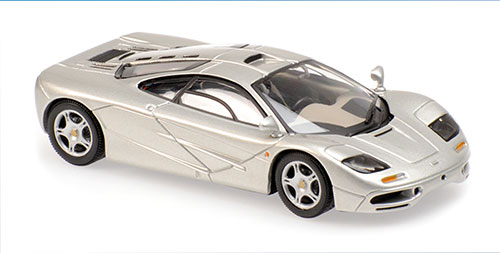 MCLAREN F1 – ROAD CAR – 1993 – DARK SILVER 1:43 model