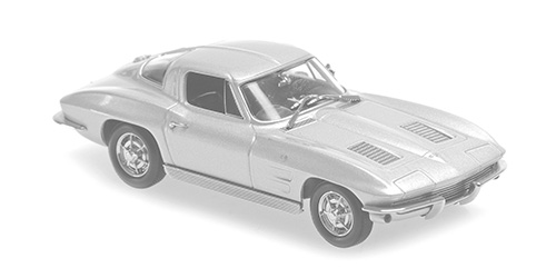 CHEVROLET CORVETTE C2 COUPE – 1963 – BLACK 1:43 model