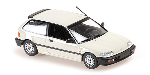 HONDA CIVIC – 1990 – WHITE 1:43 model