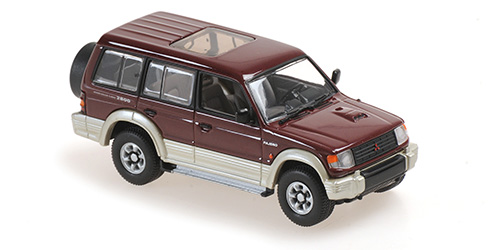 MITSUBISHI PAJERO LWB – 1991 – DARK RED METALLIC 1:43 model