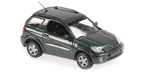 TOYOTA RAV 4 – 2000 – DARK GREEN METALLIC 1:43 model