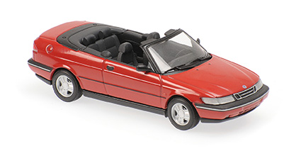 SAAB 900 CABRIOLET – 1995 – RED 1:43 model
