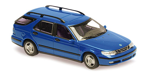 SAAB 9-5 BREAK – 1999 – DARK BLUE METALLIC 1:43 model