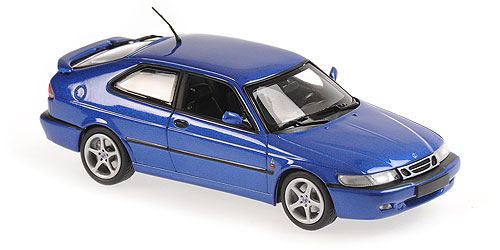 SAAB 9-3 VIGGEN – 1999 – BLUE METALLIC 1:43 model