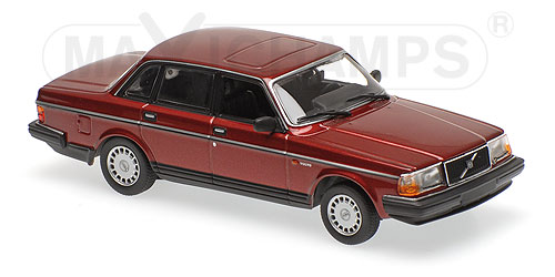 VOLVO 240 GL – 1986 – DARK RED METALLIC 1:43 model