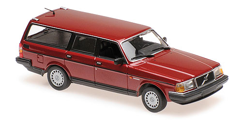 VOLVO 240 GL BREAK – 1986 – DARK RED METALLIC 1:43 model