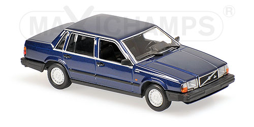VOLVO 740 GL – 1986 – DARK BLUE METALLIC 1:43 model