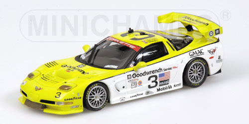 CHEVROLET CORVETTE C5R – FELLOWS/KNEIFEL/BELL No.3 – TEAM CORVETTE – 24H DAYTONA 2000 1:43 model