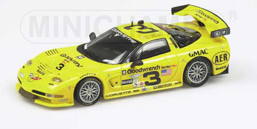 CHEVROLET CORVETTE C5R – PILGRIM/EARNHARDT/EARNHARDT No3 – TEAM CORVETTE – 24H DAYTONA 2001 1:43 model