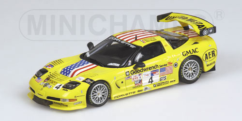 CHEVROLET CORVETTE CR5 – PILGRIM/COLLINS/FREON WINNERS – TEAM CORVETTE – ALMS 2001 ROAD ATLANTA 1:43 model