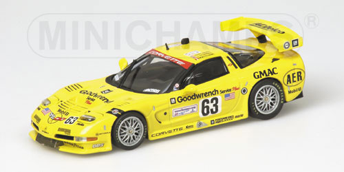 CHEVROLET CORVETTE CR5 – FELLOWS/O’CONNELL/PRUETT – TEAM CORVETTE – 24H LE MANS 2001 1:43 model