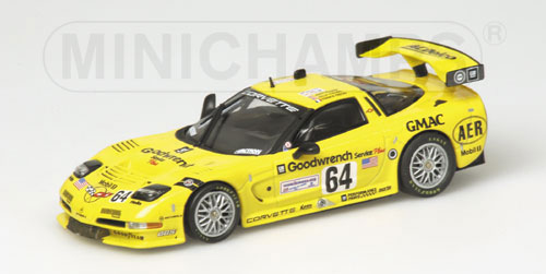 CHEVROLET CORVETTE CR5 – PILGRIM/COLLINS/FREON – TEAM CORVETTE – 24H LE MANS 2001 1:43 model