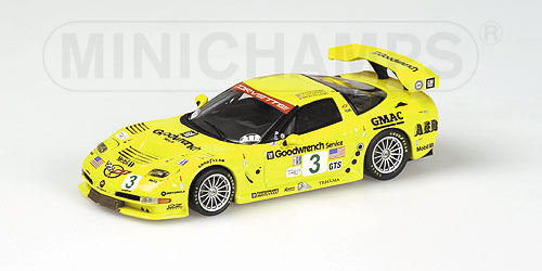 CHEVROLET CORVETTE C5R – FELLOWS/O’CONNELL/GAVIN – TEAM CORVETTE – 12H SEBRING 2002 1:43 model