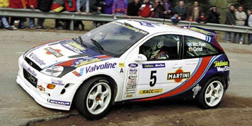 FORD FOCUS – COLIN MCRAE – WRC 2000 – RALLYE CATALUNYA 2000 1:18 model