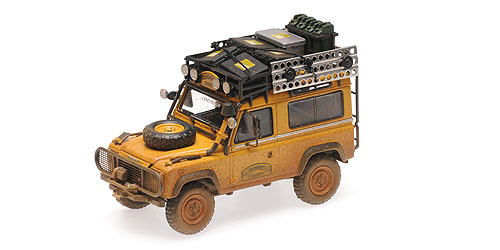 LAND ROVER 90 CAMEL TROPHY’ EDITION ‘DIRTY VERSION'” 1:43 model