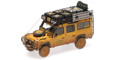 LAND ROVER DEFENDER 110 CAMEL TROPHY’ DIRTY VERSION” 1:43 model