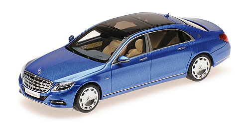 MERCEDES-BENZ S-CLASS MAYBACH – 2016 – BLUE METALLIC (BRILLIANT BLUE) 1:43 model