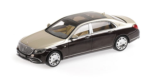 MERCEDES-MAYBACH S-CLASS – 2019 – RUBY BLACK/AGONITE SILVER 1:43 model