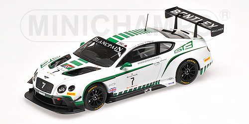 BENTLEY GT3 BLANCPAIN ENDURANCE SERIES NÜRBURGRING # 7 1:43 model