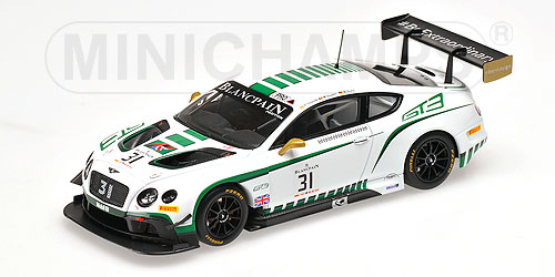 BENTLEY GT3 BLANCPAIN ENDURANCE SERIES NÜRBURGRING # 31 1:43 model