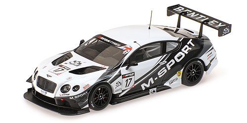 M SPORT BENTLEY GT3 BRITISH GT 2014 – SILVERSTONE #17 1:43 model