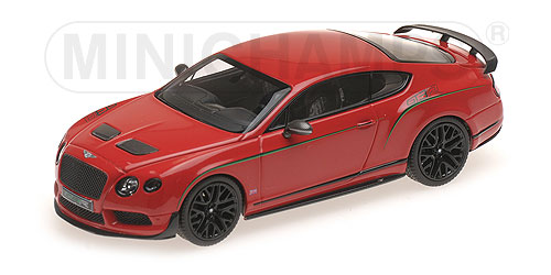 BENTLEY CONTINENTAL GT3 R – 2015 – SJ JAMES RED CHINA EDITION L.E. 504 pcs. 1:43 model