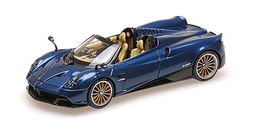 PAGANI HUAYRA ROADSTER – 2017 – CARBON BLUE 1:43 model