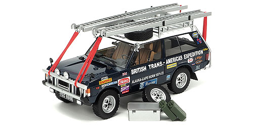 RANGE ROVER ‘THE BRITISH TRANS-AMERICAS EXPEDITION’ – EDITION 1971-1972 (868K) 1:18 model