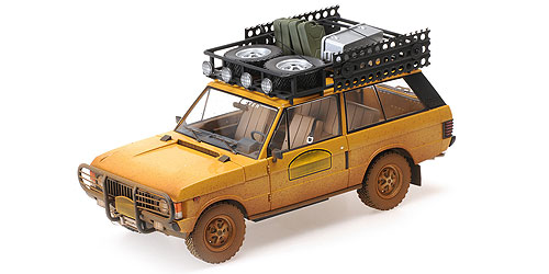 RANGE ROVER -CAMEL TROPHY- PAPUA NEW GUINEA – 1982 – DIRTY VERSION 1:18 model