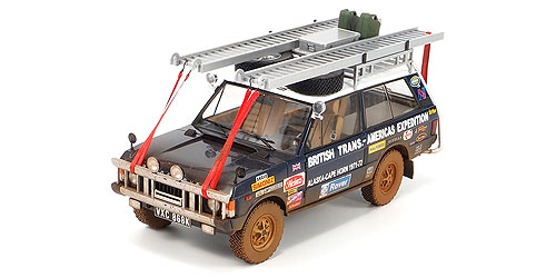 RANGE ROVER ‘THE BRITISH TRANS-AMERICAS EXPEDITION’ – EDITION 1971-1972 (868K) – DIRTY VERSION 1:18 model