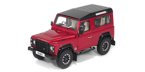 RANGE ROVER DEFENDER 90 WORKS V8 70TH EDITION 2017 RED 1:18 model