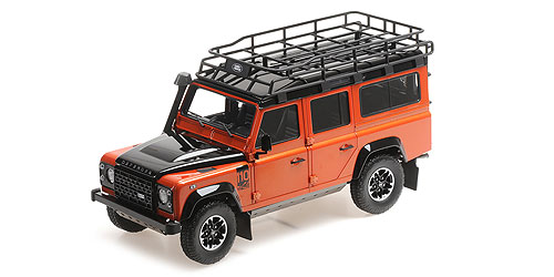 LAND ROVER DEFENDER 110 ADVENTURE EDITION – 2015 – ORANGE 1:18 model