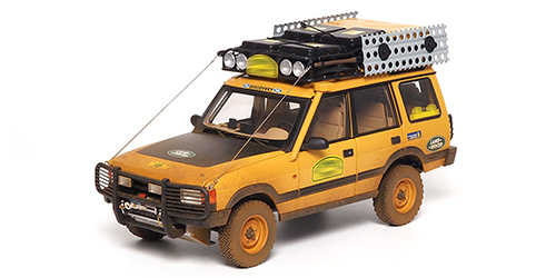 LAND ROVER DISCOVERY SERIES I – 5-DOOR – ‘CAMEL TROPHY’ KALIMANTAN 1996 – DIRTY VERSION 1:18 model