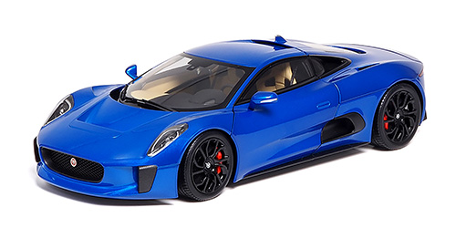 JAGUAR C-X75-BLUE METALLIC 1:18 model