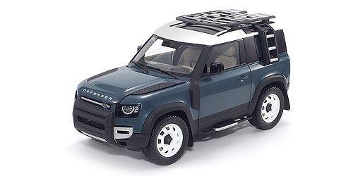 LAND ROVER DEFENDER 90 – 2020 – TASMAN BLUE 1:18 model