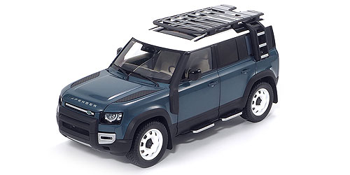 LAND ROVER DEFENDER 110 – 2020 – TASMAN BLUE 1:18 model
