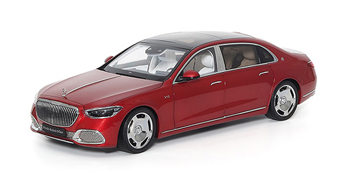 MERCEDES-MAYBACH-S-CLASS 2021 – PATAGONIA RED 1:18 model