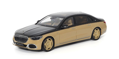 MERCEDES-MAYBACH-S-CLASS 2021 – OBSIDIAN BLACK/SAND 1:18 model